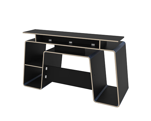 Onyx Gaming Computer Desk- Black & Blue