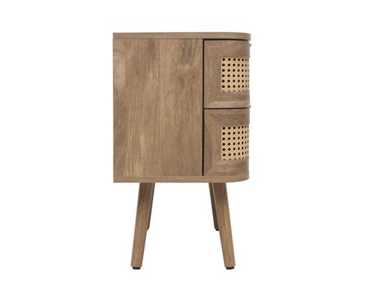 Noah 2 Drawer Bedside - Oak