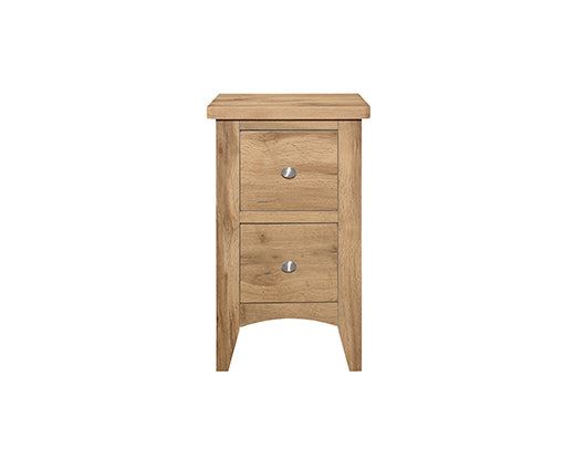 Hampstead 2 Drawer Bedside - Oak