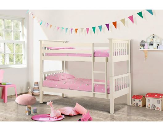 Barcelona Bunk Bed - Stone White