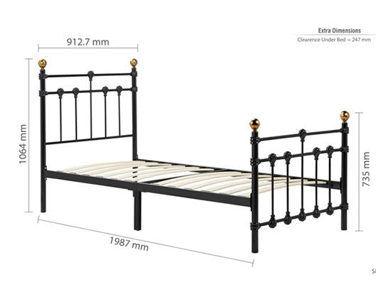 Atlas Bed - Black