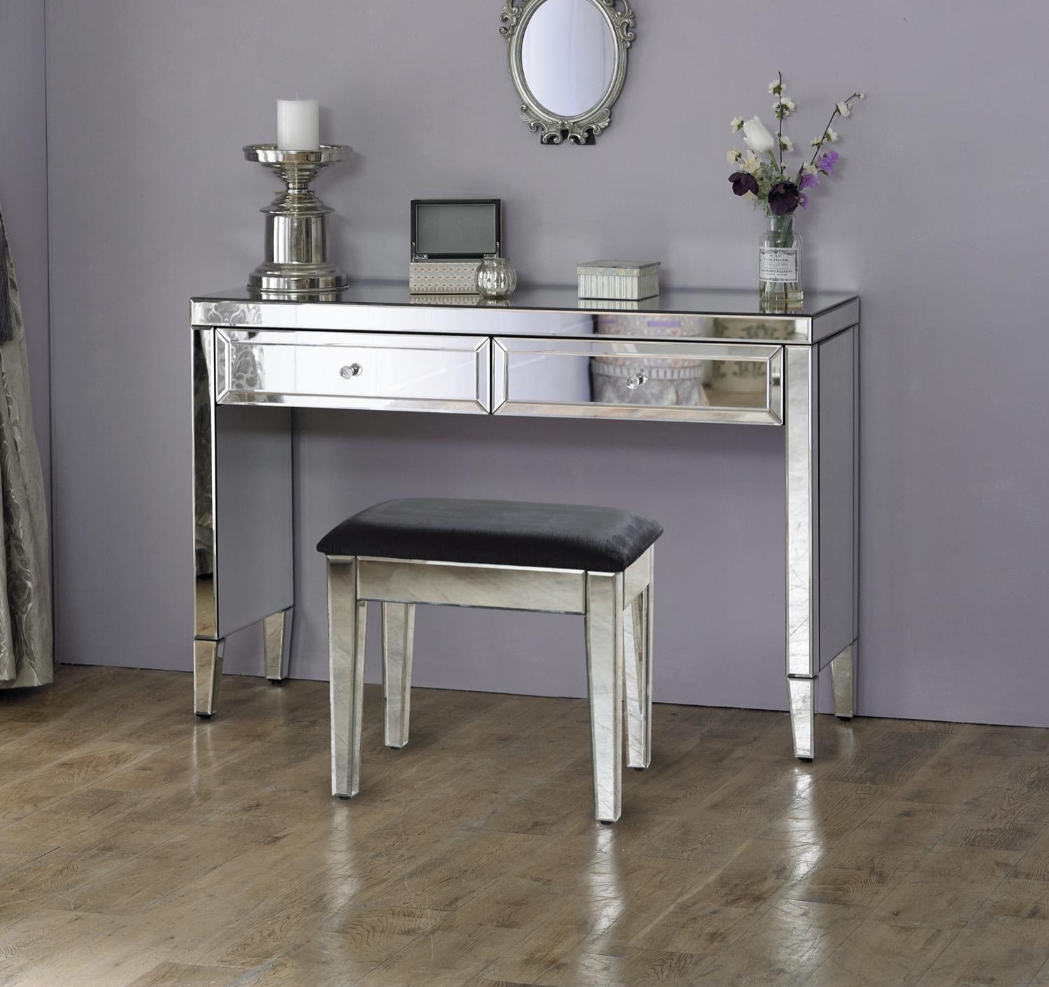 Valencia Stool - Mirrored