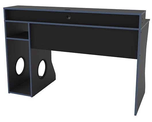 Enzo Gaming Computer Desk - Black & Blue