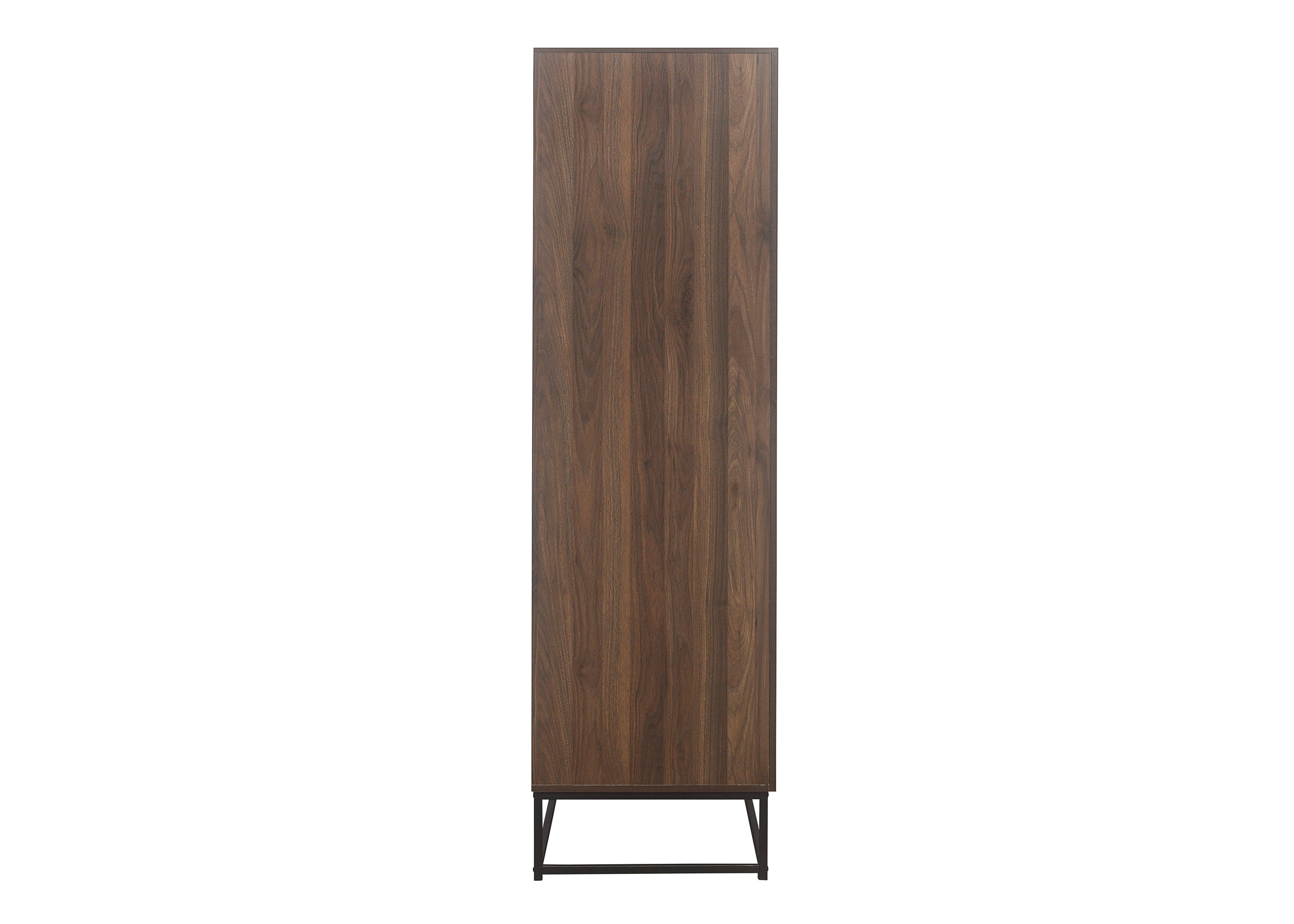 Houston 4 Door Wardrobe - Walnut