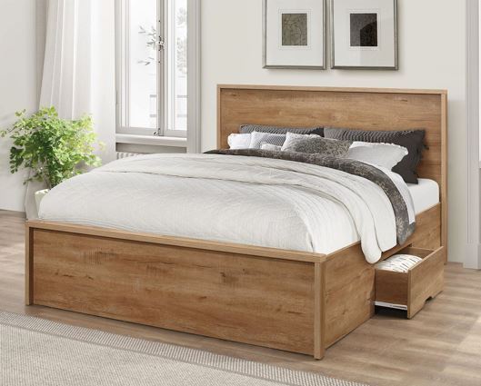 Stockwell Bed With Drawers - Oak