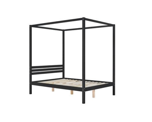 Mercia Four Poster Bed - Black