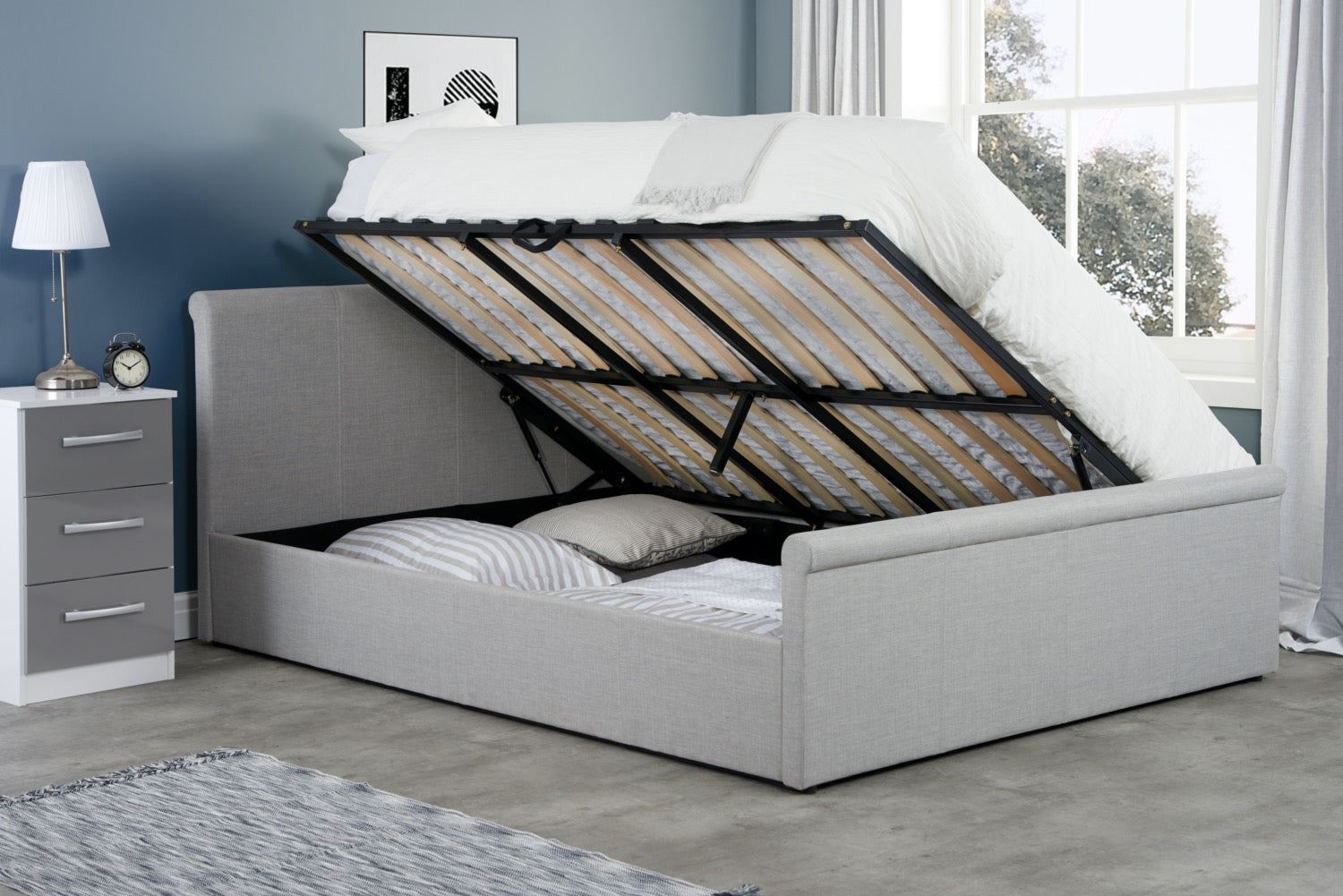 Stratus Ottoman Bed Grey