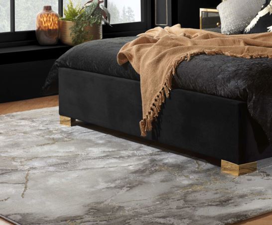 Chelsea Bed - Black & Gold