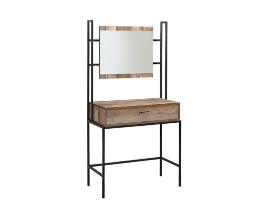 Urban Dressing Table & Mirror - Rustic