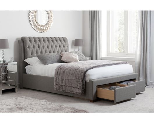 Valentino Bed Grey