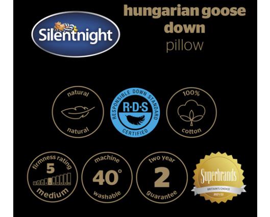 Silentnight Ultimate Luxury Hungarian Goose Feather & Down Pillow