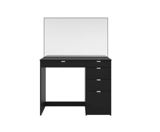 Ava 5 Drawer Dressing Table - Black