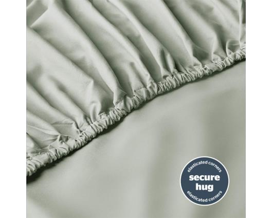 King - Silentnight Supersoft Sage Fitted Sheet