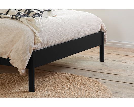 Margot Rattan Bed - Black