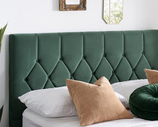 Loxley Ottoman Bed Green