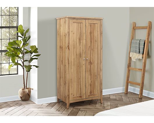 Hampstead 2 Door Wardrobe - Oak