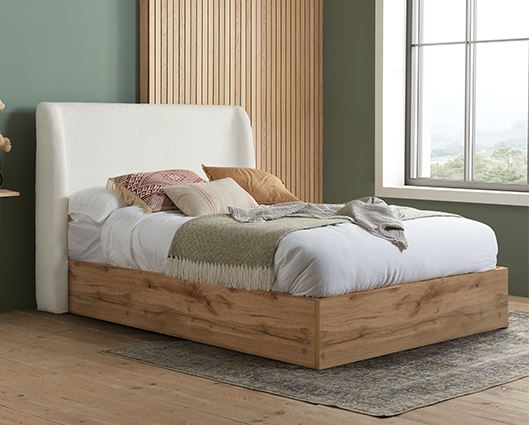 Halfden Ottoman Bed - White