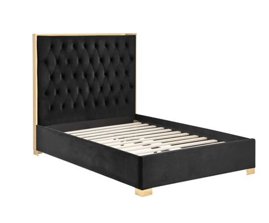 Chelsea Bed - Black & Gold