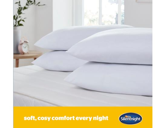 Silentnight Classic Hollowfibre Pillow - 4 Pack