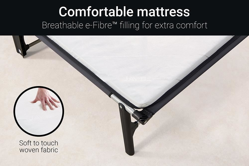 Jay Be Ce120 Compact Folding Bed with e-Fibre Mattress