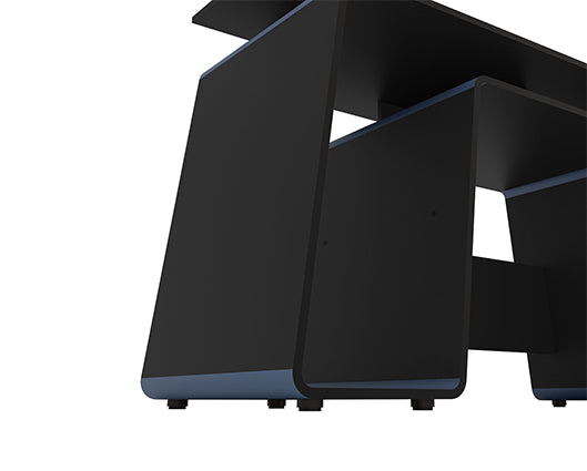 Onyx Gaming Computer Desk- Black & Blue