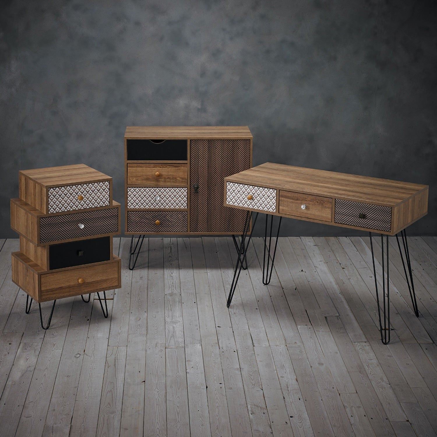 Casablanca Desk - Brown