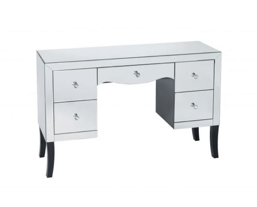 Palermo 4 Drawer Dressing Table - Mirrored