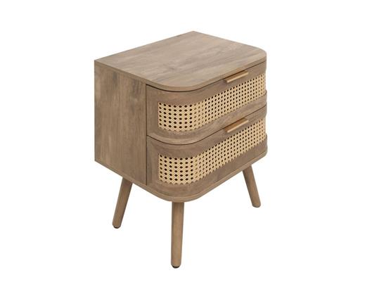 Noah 2 Drawer Bedside - Oak