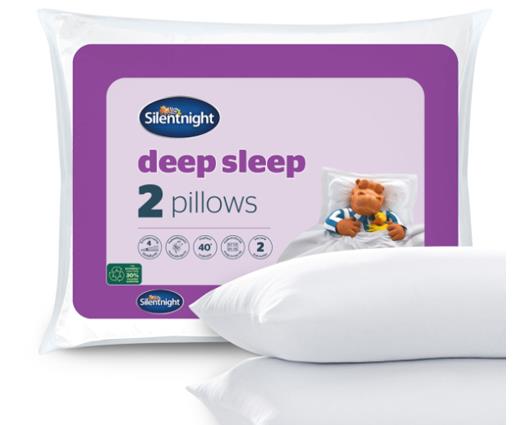 Silentnight Deep Sleep Pillow - 2 Pack