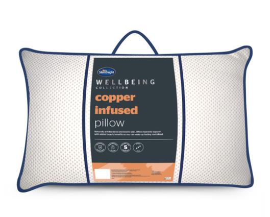 Silentnight Wellbeing Collection Copper Pillow